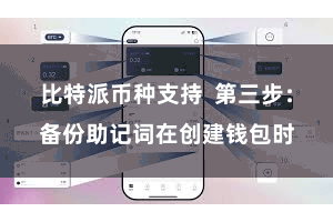 比特派币种支持  第三步：备份助记词在创建钱包时