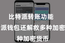 比特派转账功能  比特派钱包还解救多种加密货币
